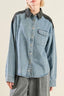 TheMellieShop Tops Two Tone Denim Shirt