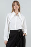 TheMellieShop Tops White Collared Shirt