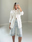 TheMellieShop Tops White Corset Shirt