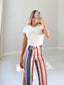TheMellieShop Tops White Fitted Tee
