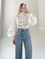 TheMellieShop Tops White Mesh Top