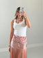 TheMellieShop Tops White Scallop Tank Top