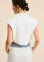 TheMellieShop Vest White Cropped Vest